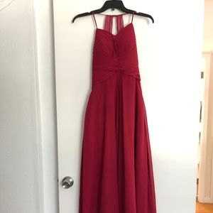 Azazie Burgundy Dress